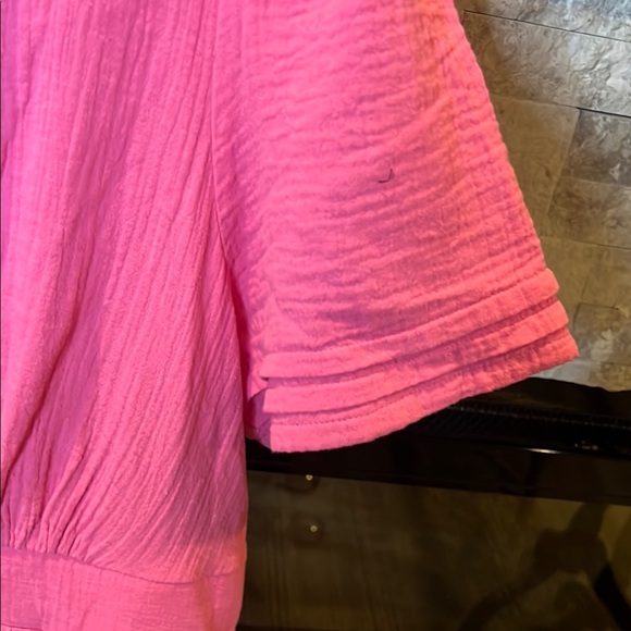 Boden Pink A Line Cotton short Sleeve Dress size 12L - Picture 6 of 16